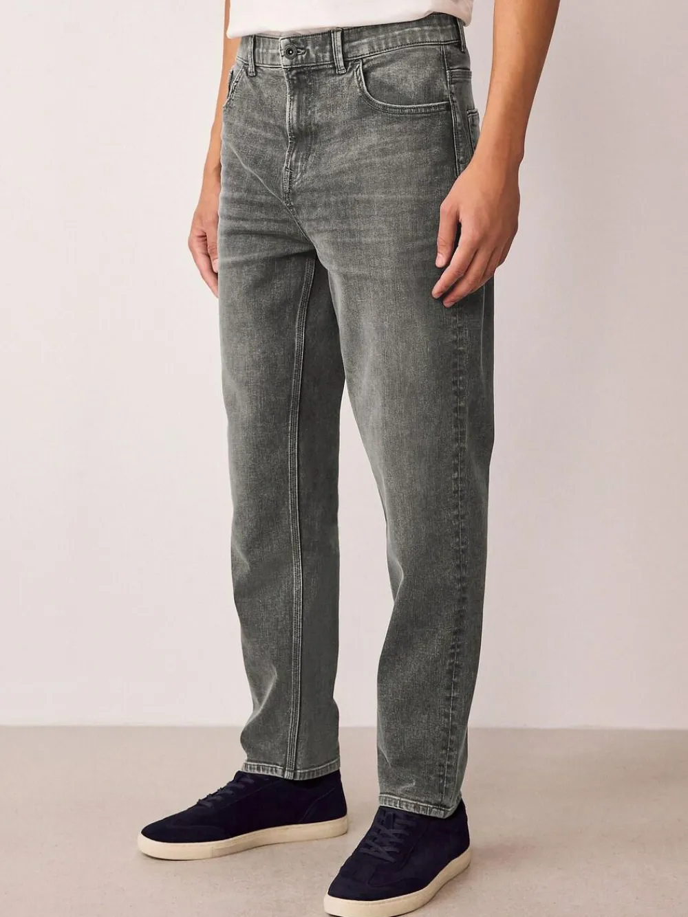 Next Regular Tapered Fit Authentic Stretch Denim Jeans^ Jeans|Jeans