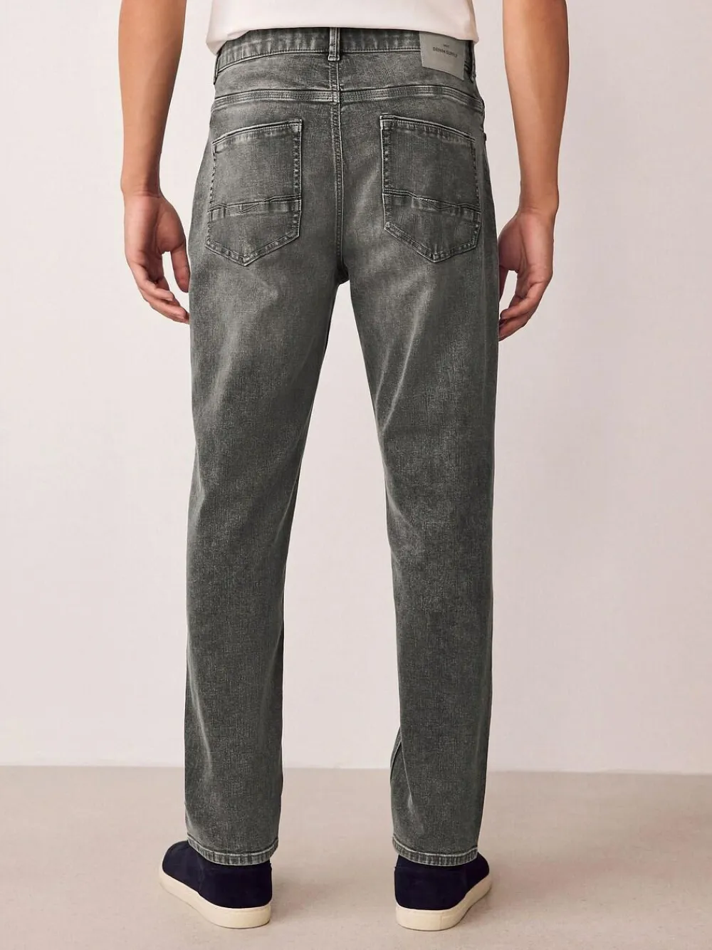 Next Regular Tapered Fit Authentic Stretch Denim Jeans^ Jeans|Jeans