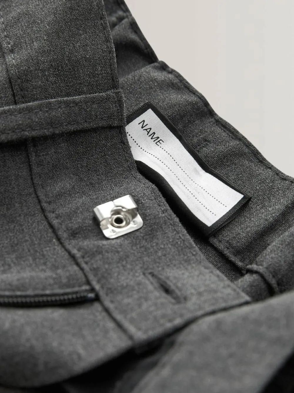 Best Next Regular Waist School Formal Stretch Skinny Trousers (3-17yrs) Grey