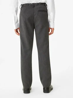 Next Regular Waist Straight Leg School Trousers (3-17yrs) Grey