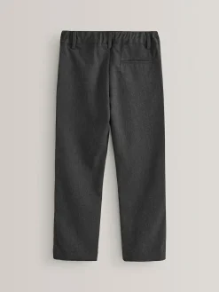 Next Regular Waist Straight Leg School Trousers (3-17yrs) Grey