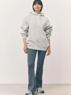 Best Next Relaxed Fit Heavyweight Longline Hoodie Grey