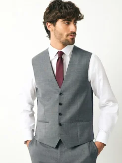 Sale Next Signature Cerutti !00% Italian Wool Suit Waistcoat Grey