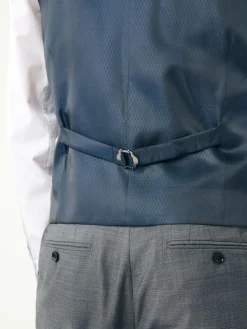 Sale Next Signature Cerutti !00% Italian Wool Suit Waistcoat Grey