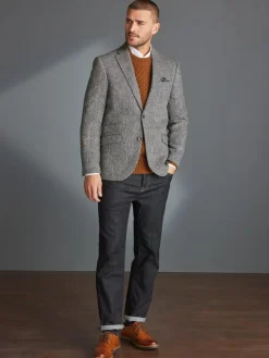 Next Signature Harris Tweed British Wool Blazer^ Blazers & Formal Jackets|Occasionwear