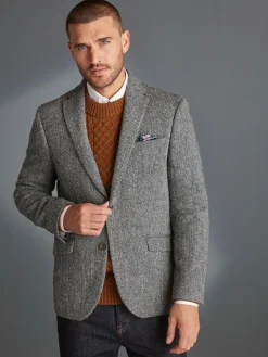 Next Signature Harris Tweed British Wool Blazer^ Blazers & Formal Jackets|Occasionwear
