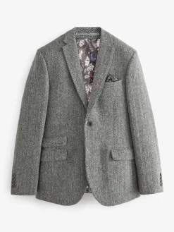 Next Signature Harris Tweed British Wool Blazer^ Blazers & Formal Jackets|Occasionwear