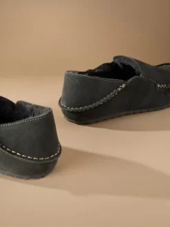 Next Signature Kickdown Suede Moccasin Slippers^ Slippers|Slippers
