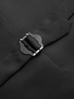 Online Next Grey Signature Nova Fides Wool Waistcoat