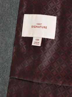 Next Signature Zignone Italian Wool Cashmere Blend Flannel Suit Waistcoat^ Vests