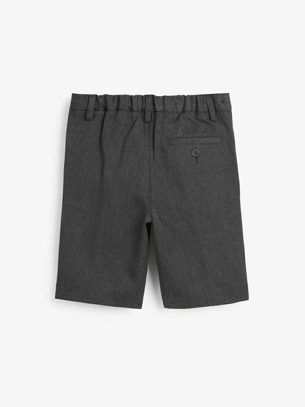 Next Single Flat Front School Shorts (3-14yrs) Grey