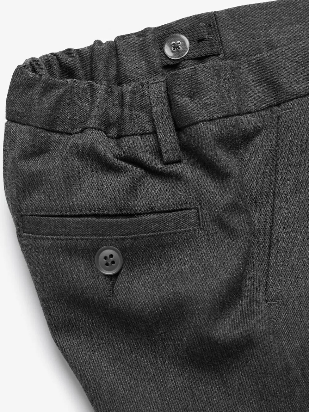 Next Single Flat Front School Shorts (3-14yrs) Grey