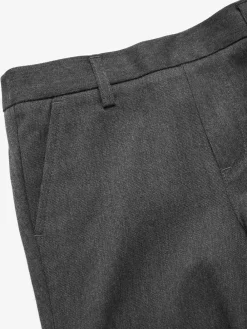 Next Single Flat Front School Shorts (3-14yrs) Grey