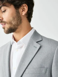 Next Skinny Fit Textured Suit Jacket^ Blazers & Formal Jackets|Grey Suits