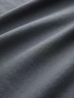 Next Grey Slate Regular Fit Essential Crew Neck Cotton T-Shirt^ Loungewear