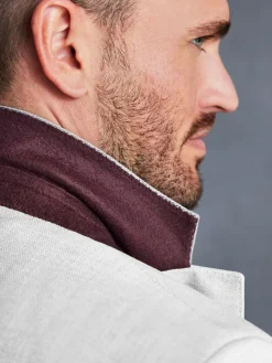 Next Slim Fit Signature Tollegno Italian Wool Textured Suit Jacket^ Grey Suits