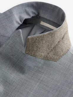 Outlet Next Slim Fit Wool Blend Motionflex Suit Jacket Grey