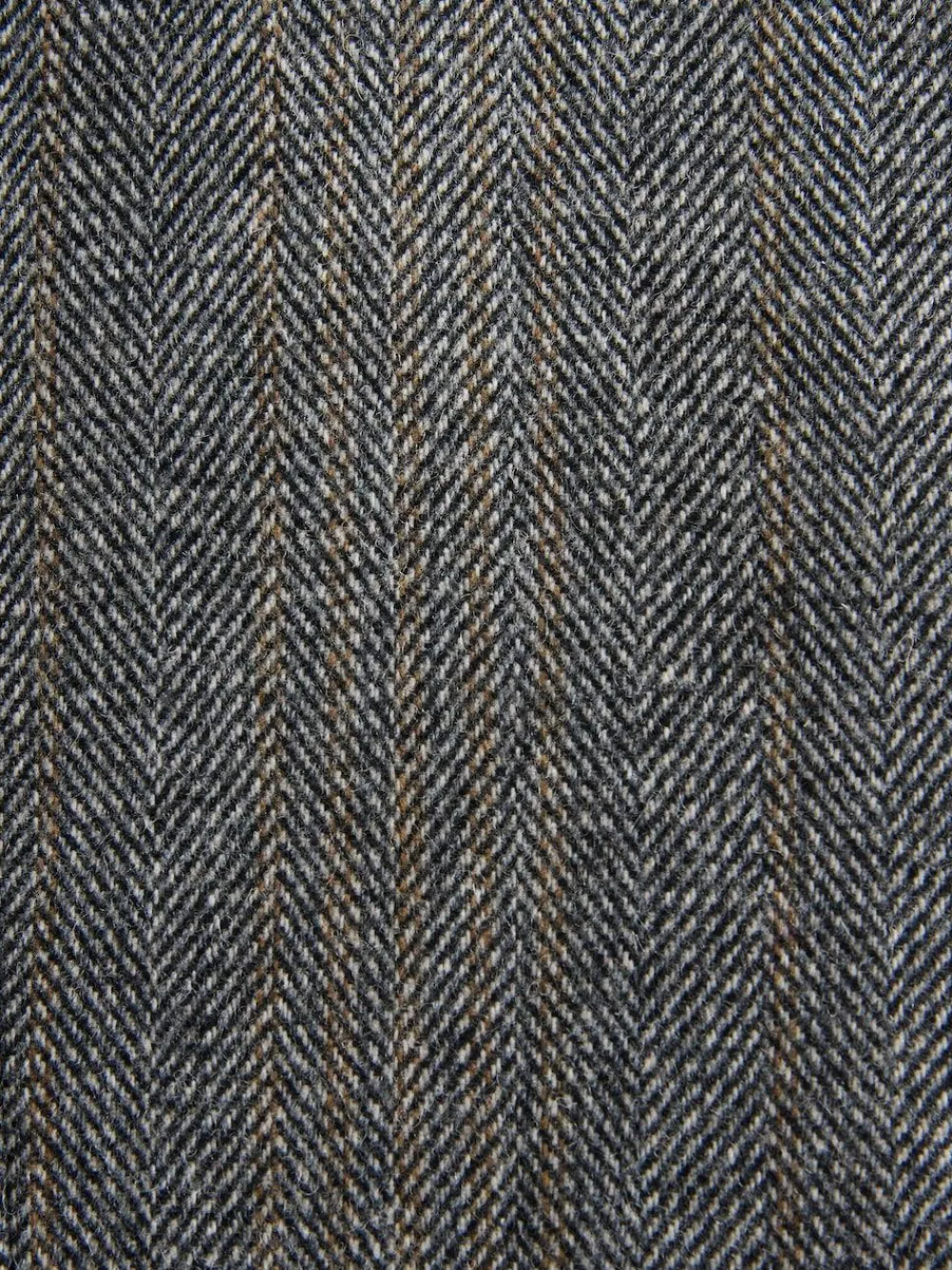 Next Grey Slim Fit Wool Blend Herringbone Stripe Suit Waistcoat^ Vests