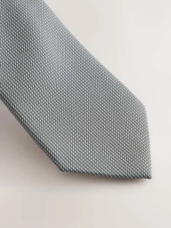Next Grey Slim Textured Tie^ Ties & Pocket Squares