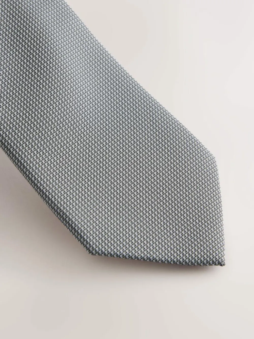 Next Grey Slim Textured Tie^ Ties & Pocket Squares
