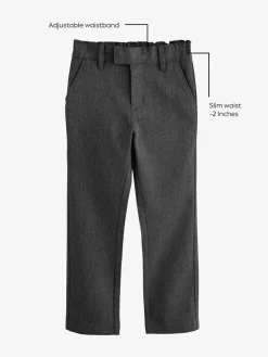 Next Slim Waist School Formal Trousers (3-17yrs)^BOY Joggers|Tznius Pants