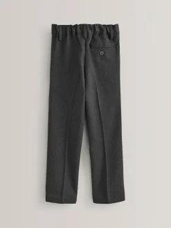 Online Next Slim Waist School Pleat Front Trousers (3-17yrs) Grey