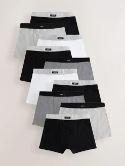 Best Next Soft Waistband Trunks 10 Pack (2-16yrs) Grey