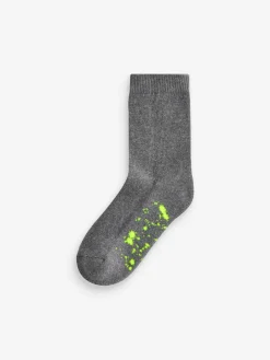 Outlet Next Cotton Rich Cushioned Socks 7 Pack Grey Splat