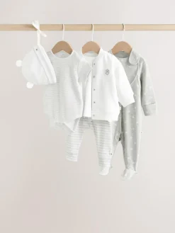 Outlet Next Baby Bundle Gift Set 7 Piece (0-18mths) Grey Star