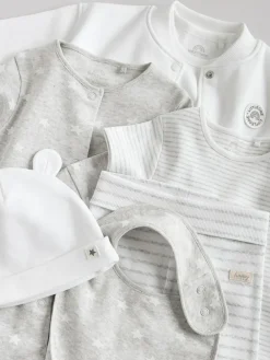 Outlet Next Baby Bundle Gift Set 7 Piece (0-18mths) Grey Star