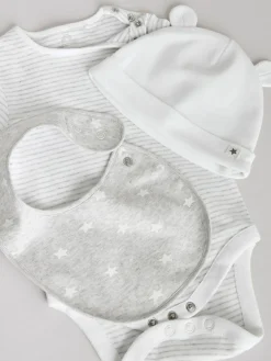 Outlet Next Baby Bundle Gift Set 7 Piece (0-18mths) Grey Star