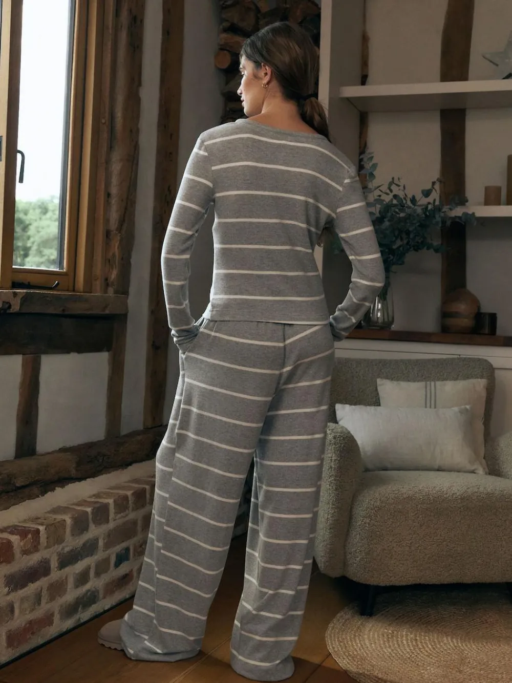 Next Cosy Long Sleeve Pyjamas^Women Pyjamas
