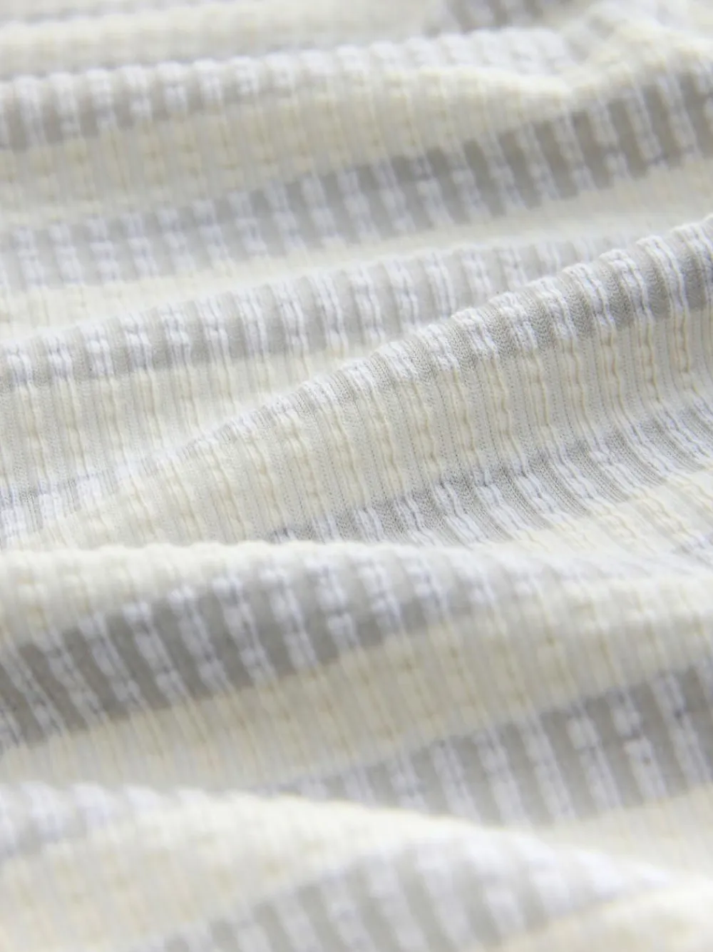 Outlet Next Textured Short Pyjamas Grey Stripe