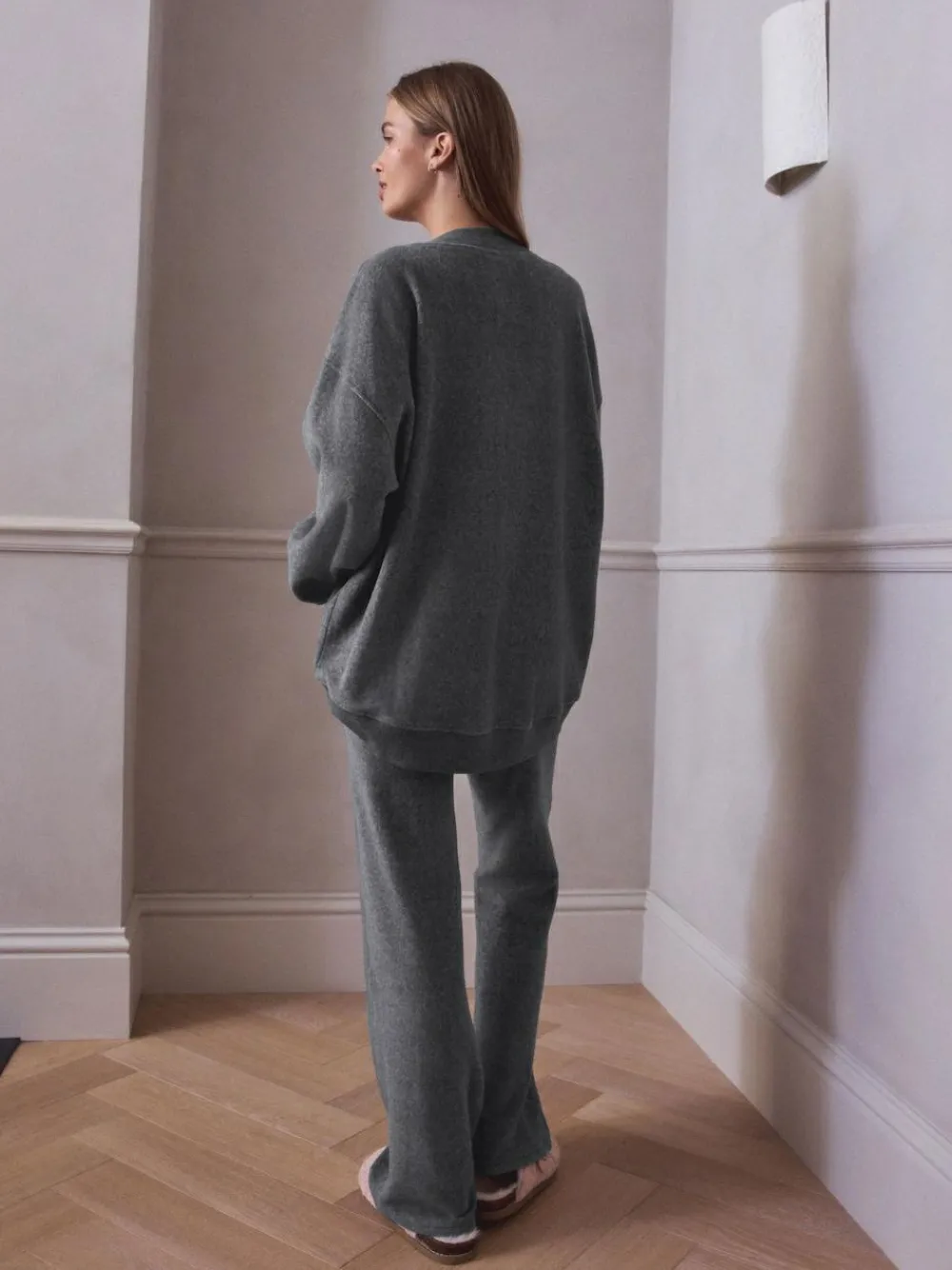 Next STUDIO Fleece Tunic & Joggers Set^Women Loungewear