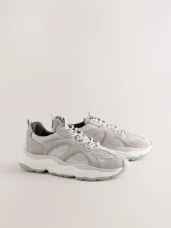Next Suede Trim Runners^ Sneakers