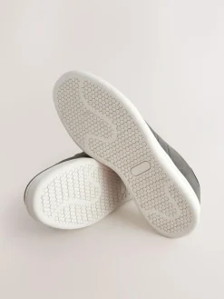 Hot Next Grey Suedette Trainers