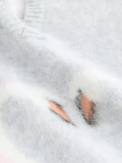 New Next Knitted Tank Grey Swan Scene