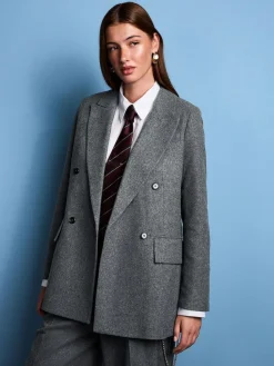 Next Tabitha Simmons X Wool Blend Double Breasted Blazer^Women Suits & Tailoring