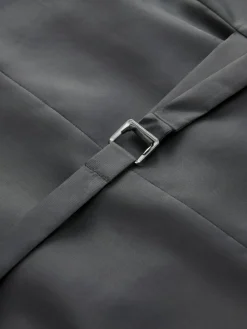 Sale Next Grey Tailored Fit Check Flannel Suit Waistcoat