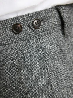Next Tailored Fit Signature Abraham Moon 100% British Wool Donegal Suit Trousers^ Pants & Chinos