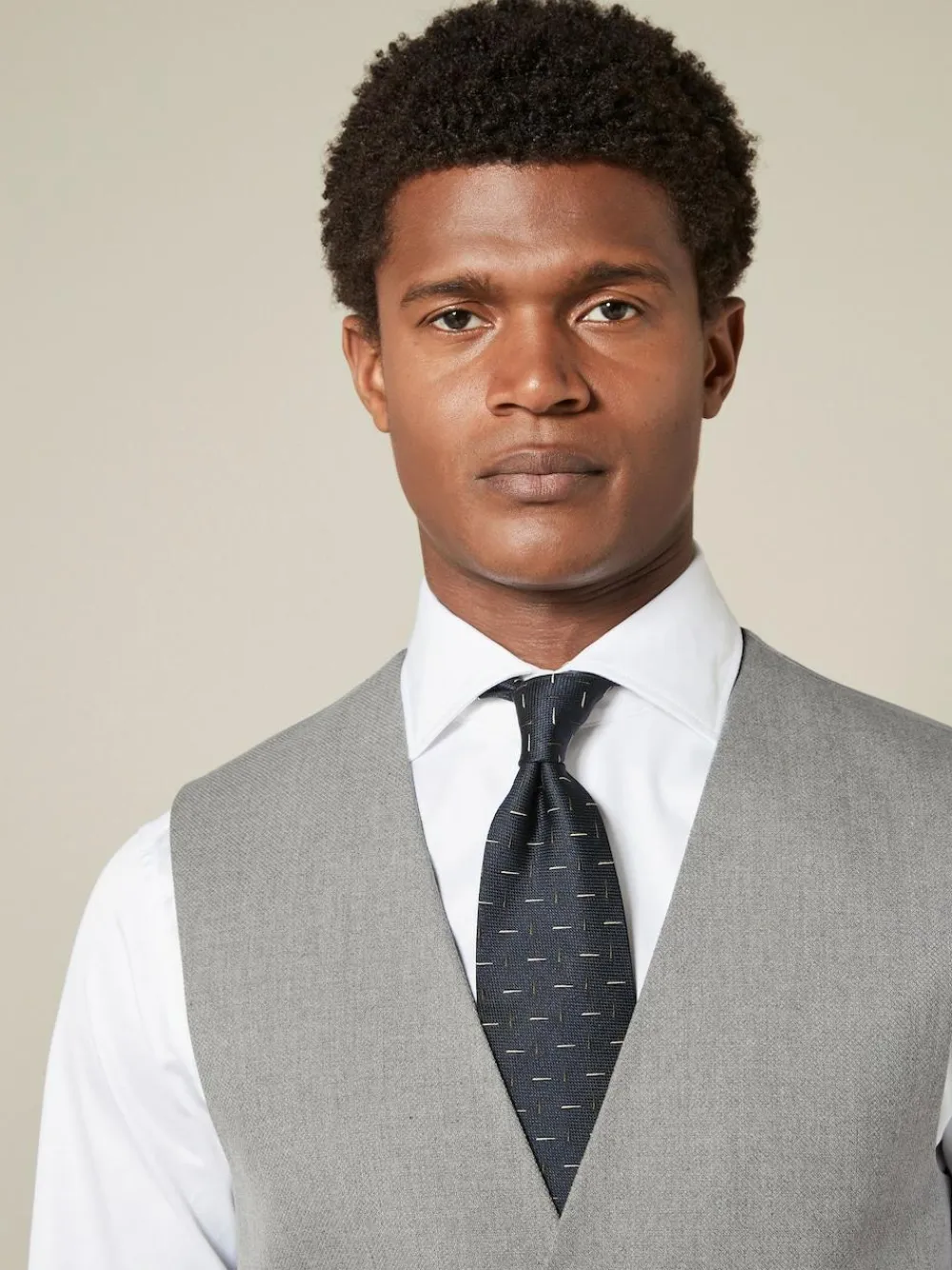 Sale Next Grey Textured Suit Waistcoat