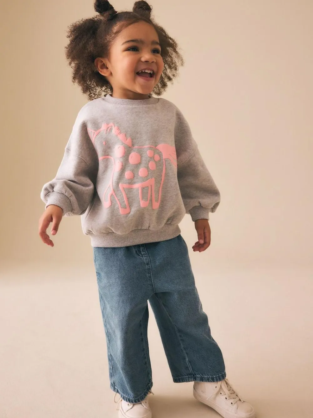 Next Grey Unicorn Crew Neck Sweatshirt (3mths-7yrs)^ Sweatshirts & Hoodies|Nightwear