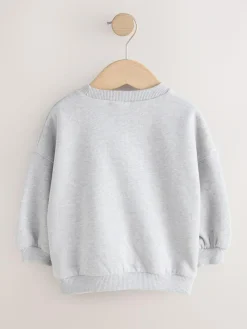Next Grey Unicorn Crew Neck Sweatshirt (3mths-7yrs)^ Sweatshirts & Hoodies|Nightwear