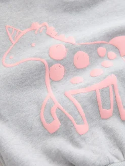 Next Grey Unicorn Crew Neck Sweatshirt (3mths-7yrs)^ Sweatshirts & Hoodies|Nightwear