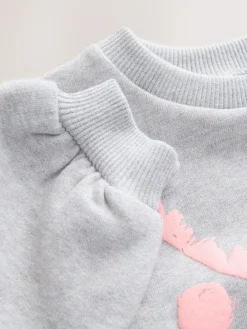 Next Grey Unicorn Crew Neck Sweatshirt (3mths-7yrs)^ Sweatshirts & Hoodies|Nightwear