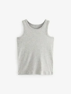 Clearance Next Grey Vests 5 Pack (1.5-16yrs)