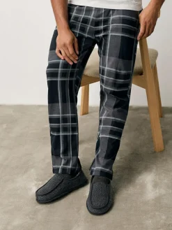 Clearance Next Wide Fit Closed Back Slippers Grey