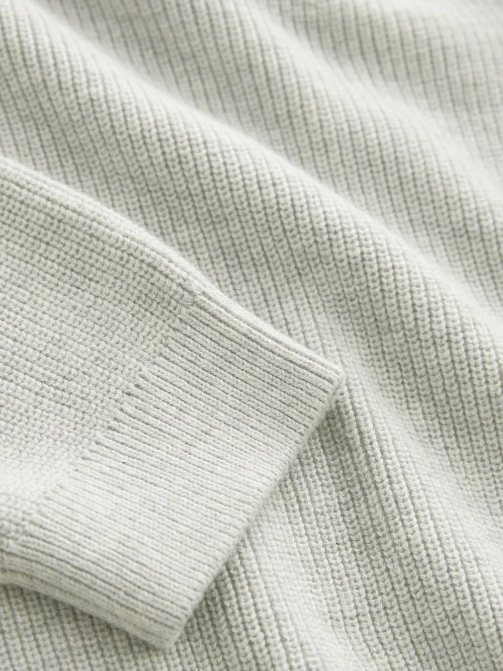 Next Grey Without Stag Cotton Crew Neck Knitted Jumper (3-16yrs)^BOY Knitwear & Sweaters|Knitwear