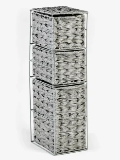 Hot Next Grey Woven Slim Storage Drawers