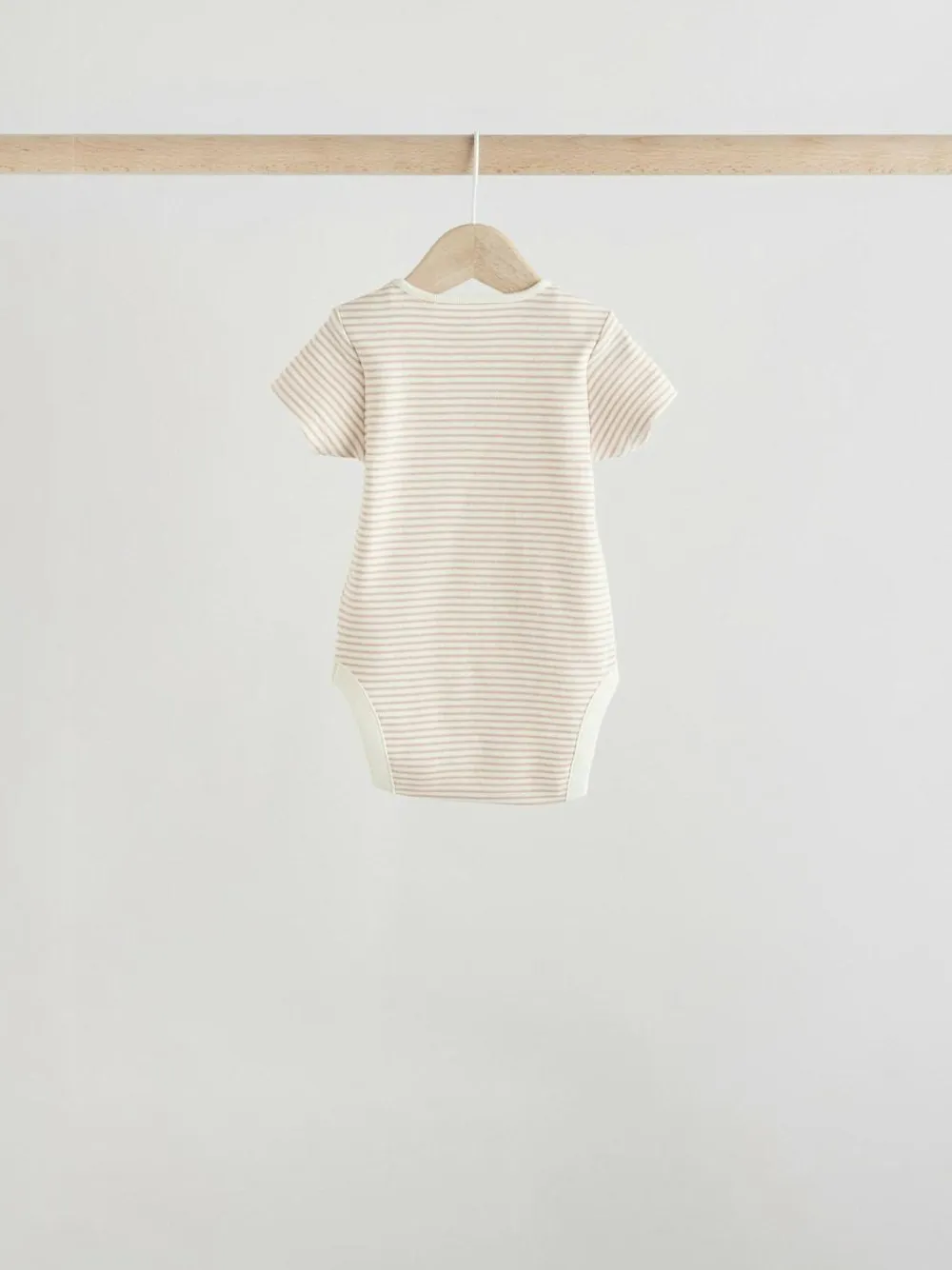 Discount Next Grey Zebra Baby Short Sleeve Bodysuits 100% Cotton 5 Pack